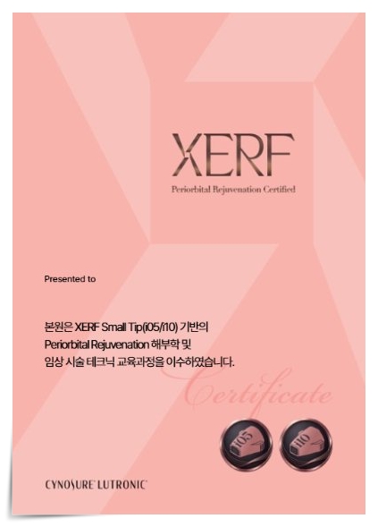 아이세르프 교육 인증서 이미
